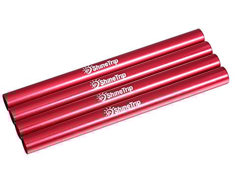Keenso Camping Zeltstange Reparaturrohr Werkzeug,,4 stücke Aluminiumlegierung Zeltstange Reparatur Rohr Werkzeug Camping Zubehör Für Durchmesser 7,9-8,5mm