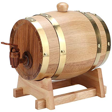 Shanbor Fass, Vintage Weinfass, 1,5 l Holzfässer praktische Eichenfässer für Brandywein
