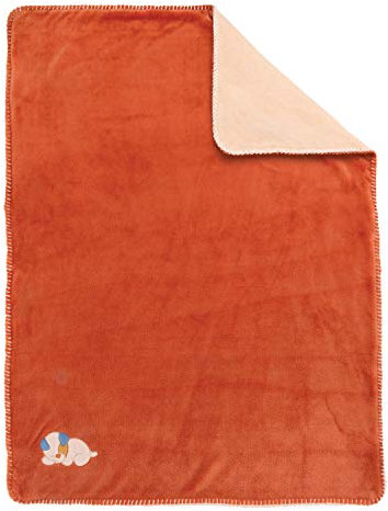 Nattou Schmusedecke Supersoft Hund Jim, 75 x 100 cm, Jim und Bob, Orange