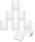 MR.R 11oz Juego de 6 tazas de vidrio esmerilado en blanco para sublimación, tazas de café con asa para impresión por transferencia de calor