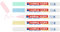 edding 4085 Kreidemarker - gelb, grün, rosa, blau, weiß (pastell) - 5 Kreidestifte - Rundspitze 1-2mm - Kreidestift für Tafel abwischbar - für von Fenster, Glas - Tafelstifte mit deckenden Farben