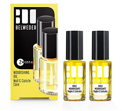 BELWEDER - Nährendes Nagelöl für Nägel und Nagelhaut 2 x 7,5ml - Nagelhautöl Feuchtigkeitsspendend und Straffend - Nagelöl für Trockene Nagelhaut - Nagelpflegeöl Unisex - Nagelpflege