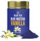 BLUE TEA - Vanilla Matcha Powder - 50 gram || HEALTHY SUPERFOOD | Culinary Grade - Dessert, Muffins, Noodles - For Gift - Reuseble Tin Packaging