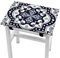 DOTBUY Stuhlkissen Sitzkissen mit Haltebändern,Memory Schaum Sitzkissen Stuhlkissen Bequem Sitzauflagen mit Outdoor Indoor Weiche Kissen fr Gartensthle (Ethno-Stil,36x38cm)
