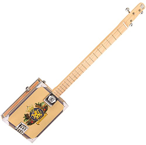 Lace Music Products CBG3004 ELECTRIC CIGAR BOX GUITAR - ROYALTY - 3 STRING
