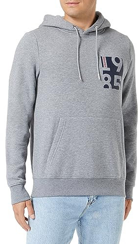 Tommy Hilfiger Men's Short-Sleeve T-Shirt Crew Neck, Grey (Medium Grey Heather), M