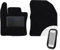 moto-MOLTICO Vorne Fußmatten Auto Velours Autoteppiche Schwarz Automatten Set 2-teilig passend für Toyota Verso 2009-2018