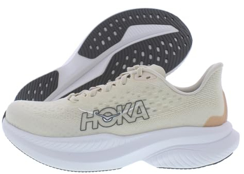 Hoka Mens Arahi 8, Eggnog/Vanilla, 7