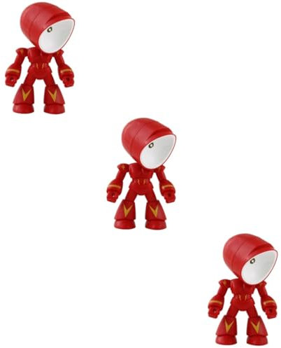 Garneck 3stücke Robot Lampe Mit Touch-steuerung Dekorative Nachtlicht Für Schlafzimmer Einzigartiges Design Für Studenten Wiederaufladbar Und Augenschonend Perfektes Für