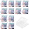 Custodia Batteria in Plastica,Scatola per Batteria,Custodia per Batterie AA/AAA,Custodia Portatile per Batteria,Trasparente Custodia Batteria,Plastic Storage Battery Box,12pcs(Batterie Non Incluse)