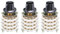 QUARKZMAN Interrupteur Rotatif 4P8T 4 Pôles 8 Positions Sélecteur de Bande 4 Niveaux pour Tv Radio Machine Domestique 3 Pièces