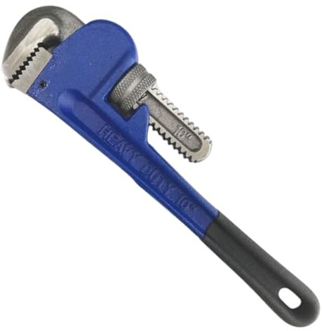 Dunnet Tools Stilson - Chiave per tubi, resistente, diritta, regolabile, forgiata a goccia, chiavi Stillson da 25,4 cm a 121,9 cm, strumento idraulico (25,4 cm)