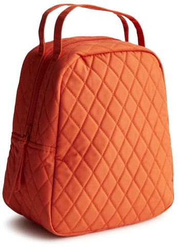 Vera Bradley Lonchera de algodón para mujer, color naranja koi, talla única