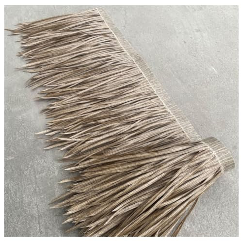 Tejas de Paja simulada techos de Paja Artificial Resistente techos de Paja de plástico Artificial y Decoraciones de Paja Falsa Paja Artificial 0.5X1m Paja Falsa (Color : Brown, Size : 0.5x7m)