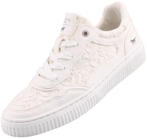 MUSTANG Damen Sneaker Weiß EU 37