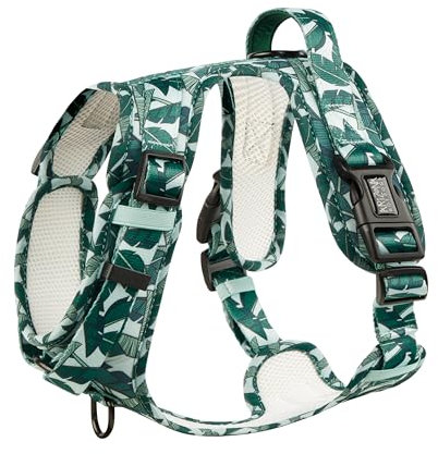 Hunde-Griffgeschirr Neopren | Arizona Hotdogs Comfy Griffgeschirr Amazonia | Grün (S)