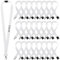 OMISTAR 50 Stück Sublimations-Lanyards mit abnehmbaren Schnallen, Thermotransfer-Schlüsselband für Ausweishalter, Schlüsselanhänger, Geschenke, Weiss/opulenter Garten, long 12.29 inch