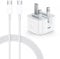 iPad Pro Fast Charger Cable and Plug, 20W iPad Pro Charger with 2M USB C Cable for i-Pad Pro 13/12.9 6th/5th/4th/3rd Gen/11 4th/3rd/2nd/1st Gen, iPad mini 6/A17 Pro, iPad Air 13/11/5/4, iPad 10