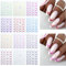 12 Fogli French Adesivi Per Manicure, Francese Adesivi Unghie Nails Art, Adesivi Per Unghie Sfumati French Manicure, Decorazioni Unghie Nails Art Disegni,Stickers Unghie Autoadesivi