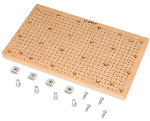 CNC MDF Spoilboard for 3018 CNC Router Machine, Compatible with 3018 Pro Ultra and 3018 PRO MAX, 300 x 180 x 12mm, M6 Holes (6mm), Screws are Included