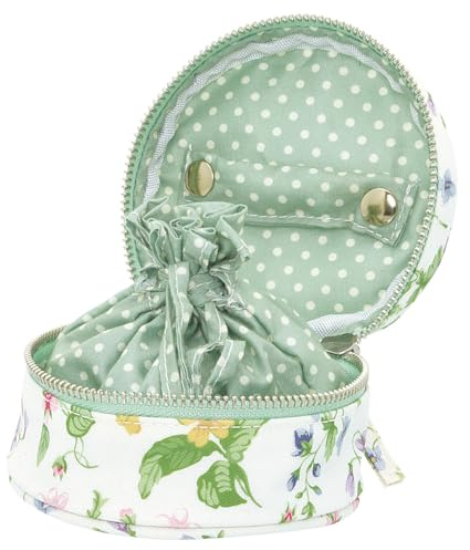 GreenGate Schmucketui Karolina bunt Blumenmuster Reiseetui klein