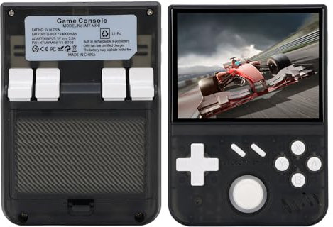 Console di Gioco Portatile retrò Schermo da 3,5 Pollici, Joystick 3D, Chip da Gioco RK3326, 4000MAH, Scheda di Memoria Integrata, 60 Emulatore Mainstream Supportato (64G)