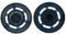 Compatibile con Ecovacs Deebot X1, compatibile con OMNI X1, piastra for mocio turbo, supporto for stracci, aspirapolvere robot, panno lavabile for la pulizia del mocio, pezzi di ricambio.