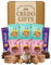 Vegan and Gluten Free Hot Chocolate and Cookies Hamper Gift Set with 3x Oat & Raisin, 3x Double Choc Chip Cookies & 2x Hot Chocolate Sachets | Gift for Him or Her | Vegan & Gluten Free Treat