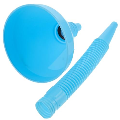 TIDTALEO Entonnoir à Carburant Flexible avec Filtre Large Ouverture Outil de Vidange d'Huile Compatible Voitures Prévention des Déversements Pratique à Utiliser