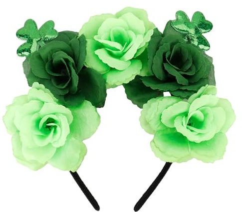 St. Patricks Day Stirnband Grün, Haarreif Kleeblatt, St. Patrick's Day Partydekorationen, Für Erwachsene Und Kinder, Deko Für Kostüm Und Irische Feiern, Karneval Fasching Cosplay