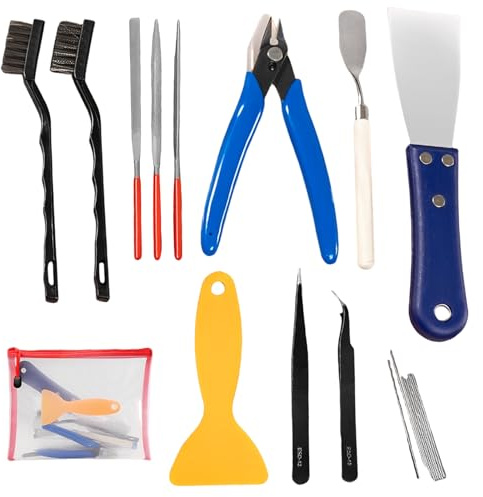 23PCS 3D Printer Tool Kit, 3D Printer Accessories Multi Printing Accessories Tools Including Nozzle Cleaning Tools Set for Printers Maintenance Cleaning