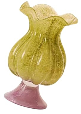 OOLA.DETAL Vases à fleurs en verre sur pied - Vase décoratif pour fête, mariage, centres de table de style romain