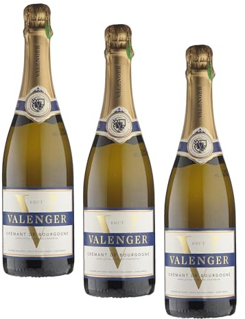 Castel Freres Cremant de Bourgogne “Valenger” Aoc - 750 ML (Confezione da 3)