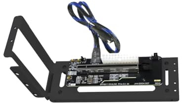 YGBWAOV Tarjeta Gráfica Externa para Portátil PCIe 5.0 X4 OCuLink, Adaptador de Portátil A Tarjeta Gráfica Externa M.2 Oculink SFF8611 A PCIE X16, Color Negro