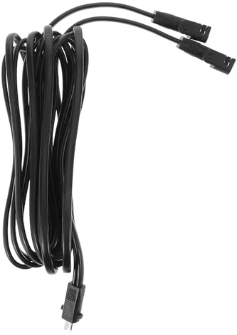 Yardenfun Câble pour Fauteuil Inclinable Noir en Plastique, Remplacement Facile du Câble Électrique d'alimentation, Longueur 2 Mètres, Adapté pour Fauteuil de Bureau et Relax
