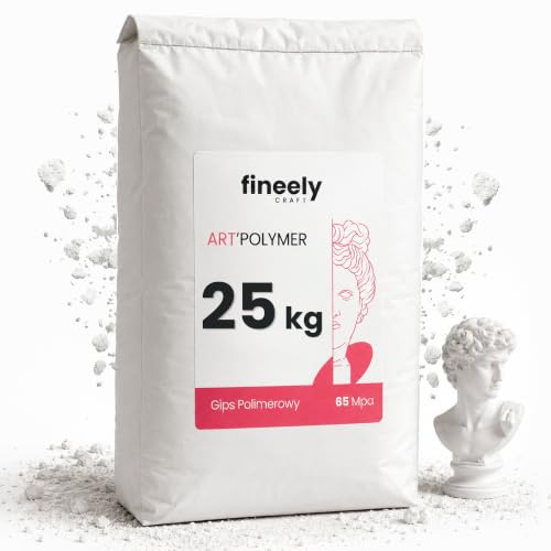 Fineely ART'POLYMER - Pasta per colata polimerica minerale, 25 kg, per stampi in silicone
