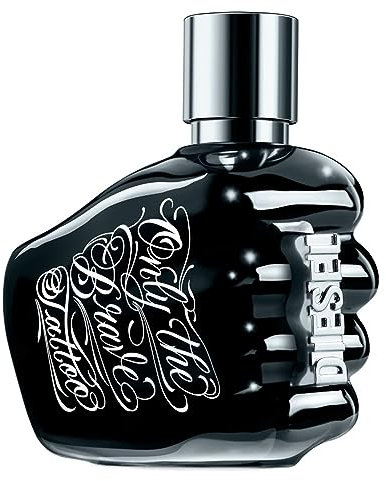 Diesel Only The Brave Tattoo, Eau de Toilette pour Homme en Spray Vaporisateur, Parfum Boisé et Puissant, 75 ml