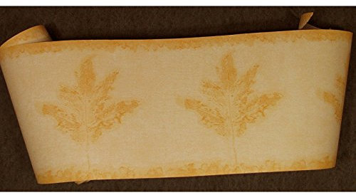 Bordüre Ahorn Blatt orange 10 Meter