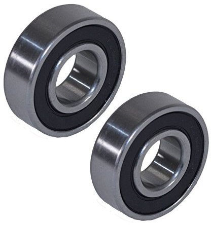 2 ERDE Sealed Trailer Wheel Hub Ball Compact Bearings ID15 x OD35 x W11mm