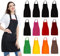 Kochschürze, 12 Stück, Unisex, verschiedene Schürzen mit 2 geräumigen Taschen, maschinenwaschbar für Küche, Basteln, Grillen, Zeichnen