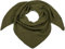 styleBREAKER Damen Großer Strick Dreieck Schal einfarbig meliert | Weiches warmes Winter Dreiecktuch | Strickschal aus Viskose Wolle für kuschlige Looks, Farbe:Oliv