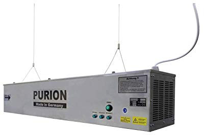 Airpurion 300 para habitaciones de hasta 450 m³, desinfección de aire, purificador de aire, purificador de aire (dependencia de cuerda, sin vigilancia)