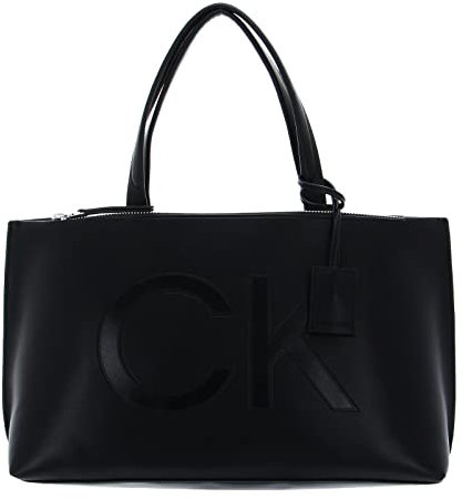 Calvin Klein CK Set Shopper MD W/Zip Comp CK CK Black