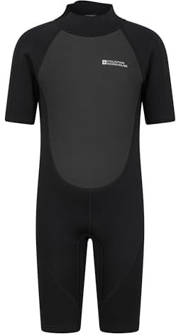 Mountain Warehouse Junior Shorty Wetsuit Black Kids Size 11-12 Years