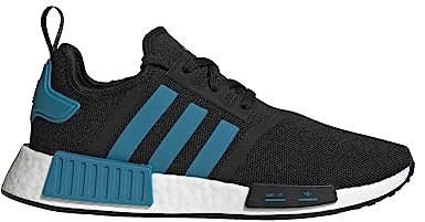 adidas Originals Men's NMD_R1 Sneakers (Black/Blue/White, 47 1/3 EU, HQ4461