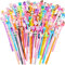 KAHEIGN 80Pcs Cartoons Gel Stift Set, Süße Tier Kugelschreiber Gelschreiber 0,5mm Schwarze Gel Tintenstifte Kawaii Schreibstift 0,5mm Tintenschreiber Stift für Büro Schule Schreibwaren