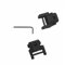 LITAO-XIE, Supporti per lame per seghe a traforo Morsetti per lame senza perno (Colore : 1 set)