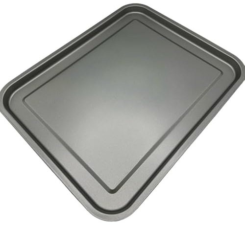 TIJAR® Bandeja para horno, antiadherente, grande, con doble revestimiento (38 x 25 cm)