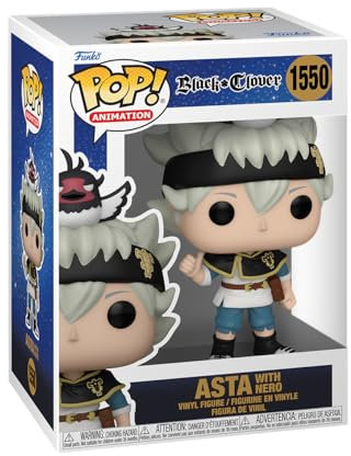 Funko Pop! Animation: Black Clover - Asta mit Nero - Vinyl-Sammelfigur - Geschenkidee - Offizielle Handelswaren - Spielzeug Für Kinder und Erwachsene - Anime Fans - Modellfigur Für Sammler