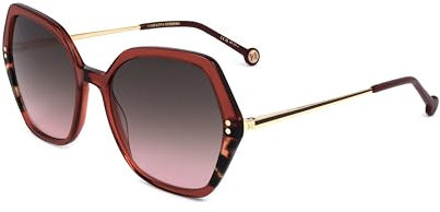Carolina Herrera Unisex Sonnenbrille Her 0185/S 55/18/145 Damen Sunglasses, YDC/M2 Burg Havana, 55